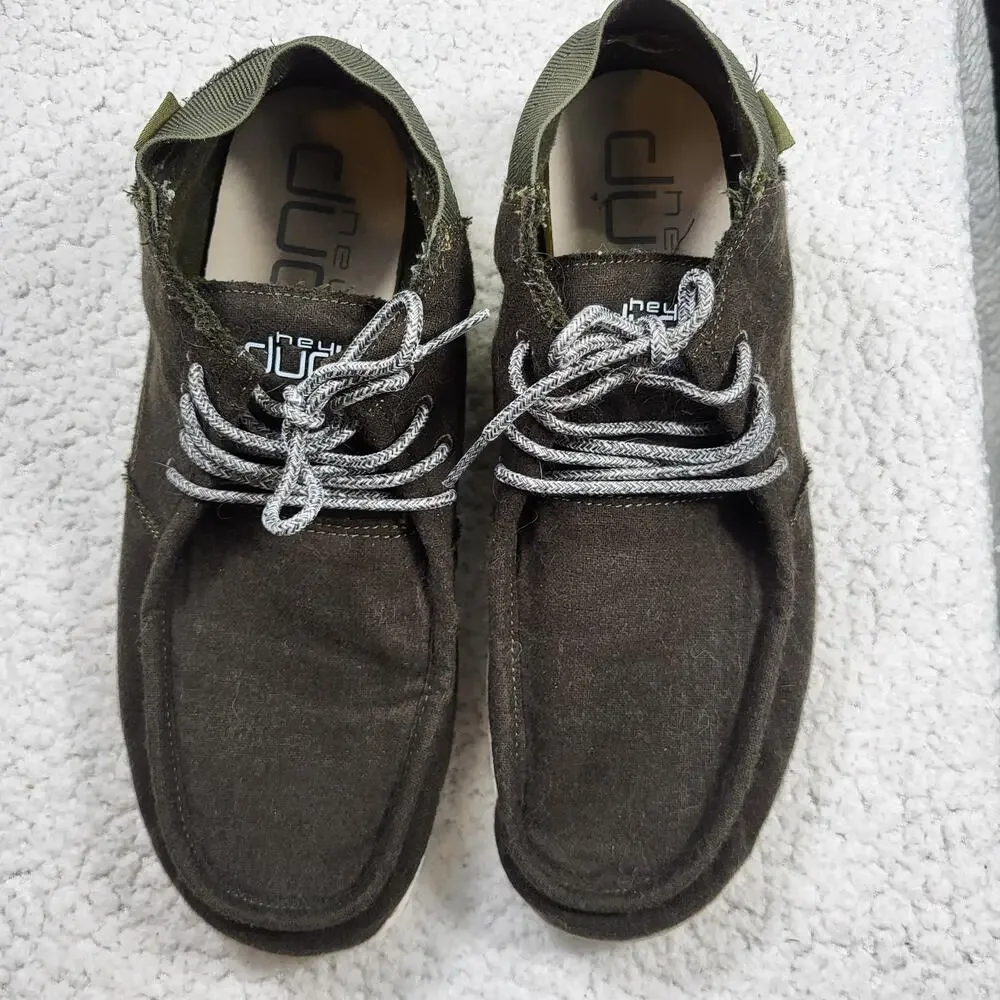 Hey Dudes Wayne  Forest Green Mens size 13